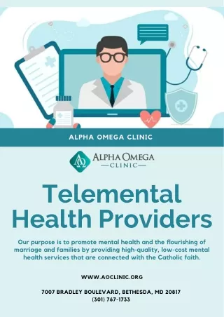 Telemental Health Providers | Alpha Omega Clinic