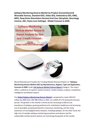 epilepsy monitoring devices market by product