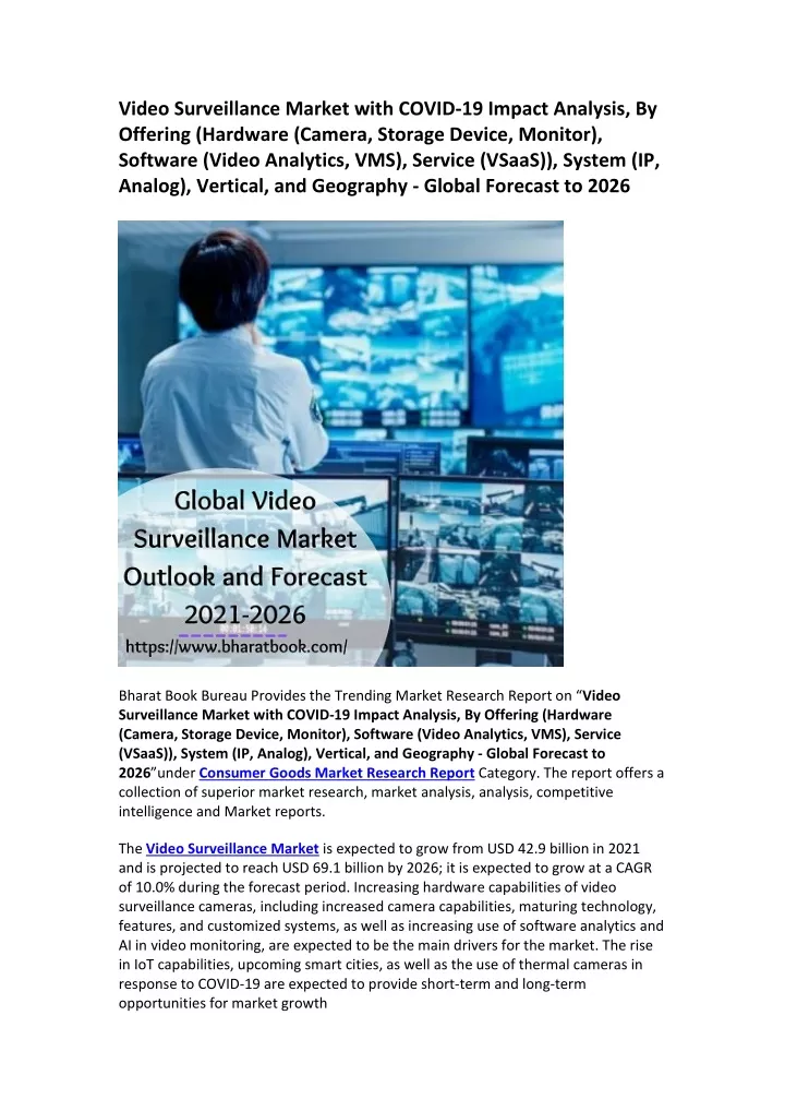 video surveillance market with covid 19 impact