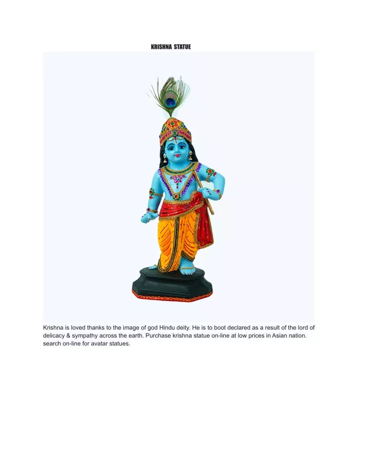 krishna statue