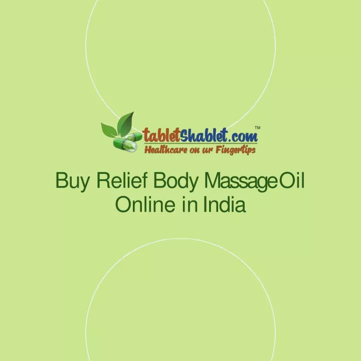 buy relief body massage oil online in india