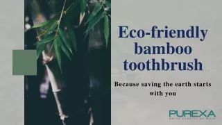 Bamboo Toothbrush with Charcoal Activated Soft  bristles