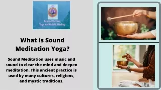 What is Sound Meditation Yoga?  Know Here!