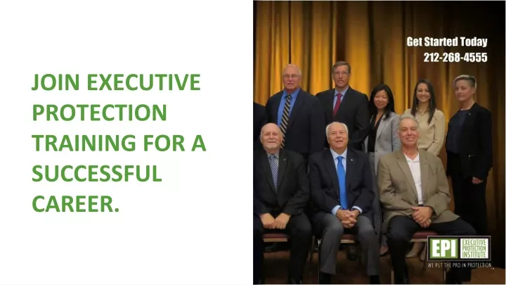 join executive protection training for a successful career