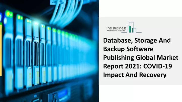 database storage and backup software publishing