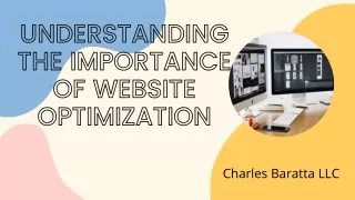 Awareness of the significance of website optimization - Charles Baratta LLC