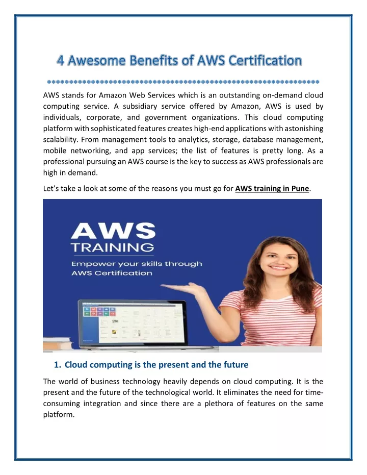 aws stands for amazon web services which