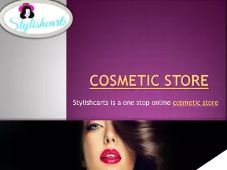 Cosmetic Store PPT