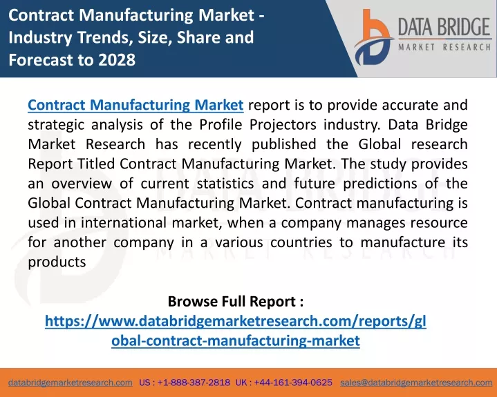 contract manufacturing market industry trends