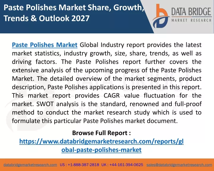 paste polishes market share growth trends outlook