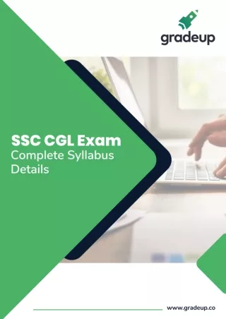 SSC CGL Syllabus 2020-2021