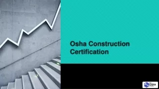 Osha Construction Certification