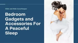 Bedroom Gadgets and Accessories For A Peaceful Sleep