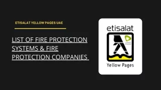 Fire Protection Systems & Fire Protection Companies