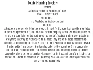 estate planning brooklyn
