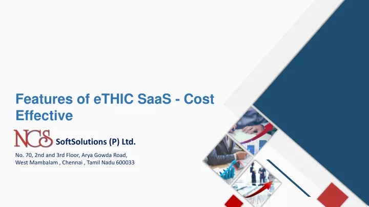 features of ethic saas cost effective