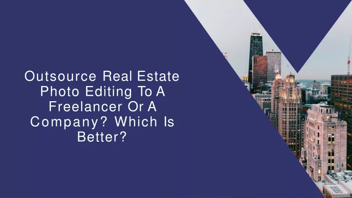 outsource real estate photo editing