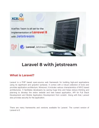 laravel 8 with jetstream