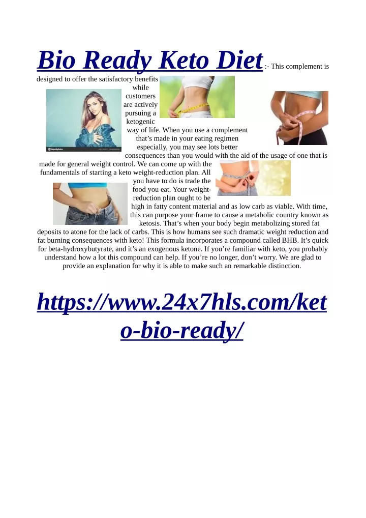bio ready keto diet this complement is designed