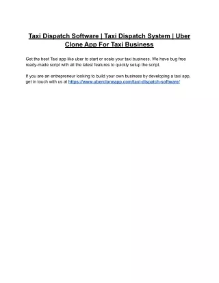 taxi dispatch software taxi dispatch system uber