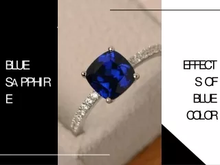 Blue Sapphire| Effects of Blue Color