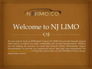 welcome to nj limo