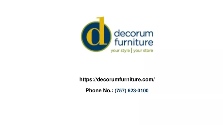 https decorumfurniture com phone no 757 623 3100