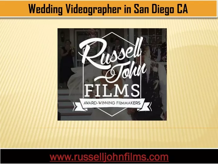 wedding videographer in san diego ca