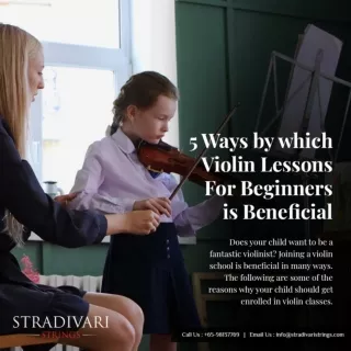 5 Ways by which Violin Lessons For Beginners is Beneficial