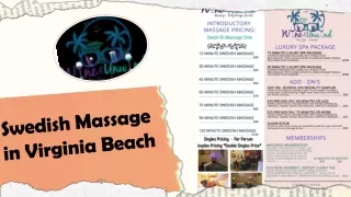 Unique Range of Massage & spa services in Virginia