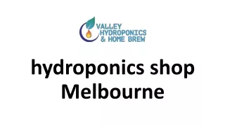 hydroponics shop Melbourne