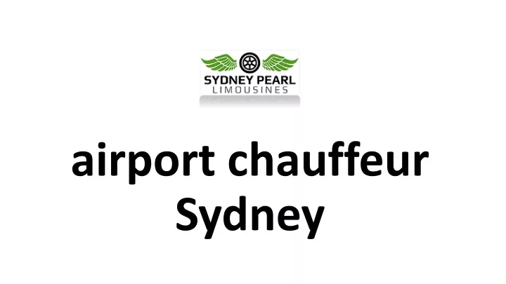 airport chauffeur sydney