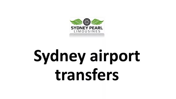 sydney airport transfers