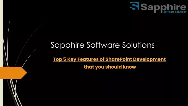 sapphire software solutions