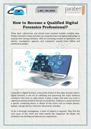 How to Become a Qualified Digital Forensics Professional