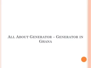 all about generator generator i n ghana
