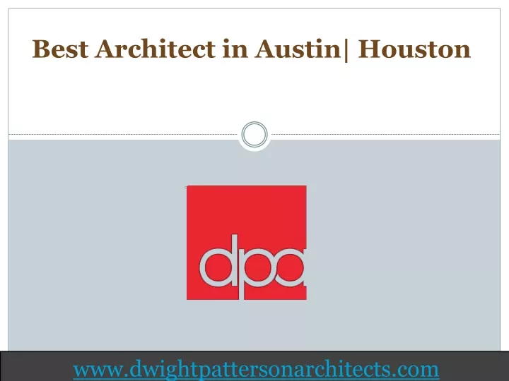 best architect in austin houston