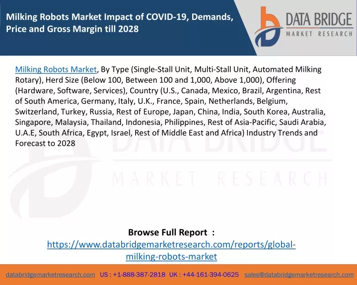 milking robots market impact of covid 19 demands