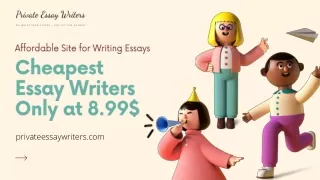 private essay writers