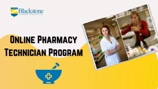 Online Pharmacy Technician Program