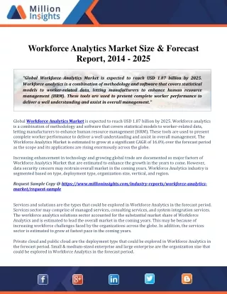 workforce analytics market size forecast report