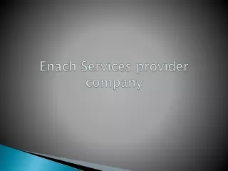 enach services provider company