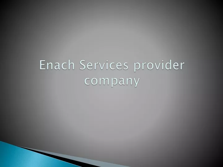 enach services provider company