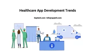 Healthcare App Development Trends