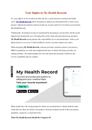 it s your right to review medical records