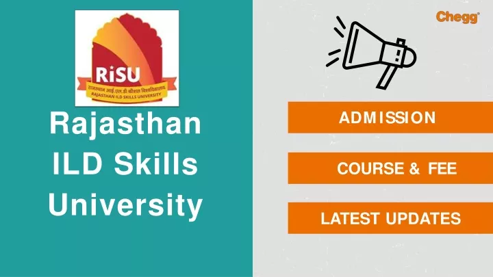 rajasthan ild skills university
