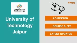 university of technology jaipur