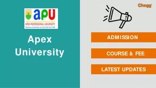 apex university
