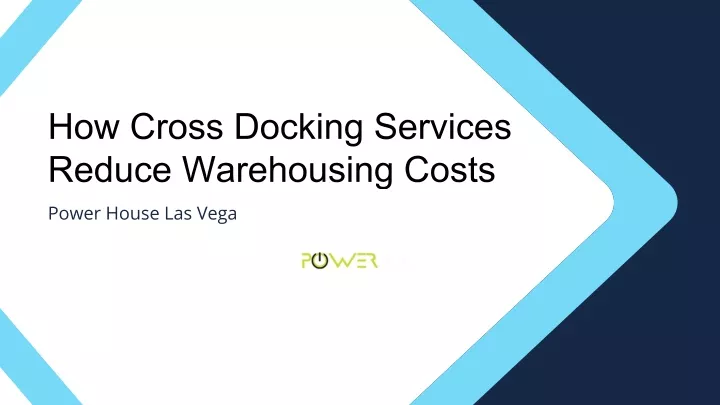 how cross docking services reduce warehousing costs