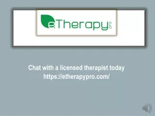 chat with a licensed therapist today https etherapypro com